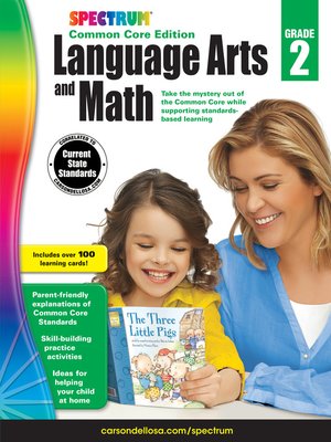 cover image of Spectrum Language Arts and Math, Grade 2